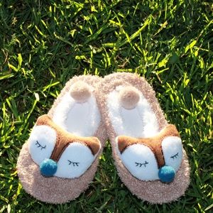 Lovely Little Brown Fox Kids Socks